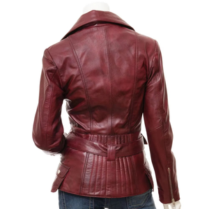 Veste en cuir satiné tendance pour femmes, nouvelle collection, sur mesure, respirante, vente chaude, veste en cuir OEM pour l'automne - Product Image 2