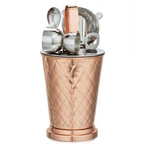 ชุดเครื่องมือบาร์เชคเกอร์ค็อกเทลทำจากสแตนเลสสำหรับใช้ในบ้าน ห้องครัว และงานปาร์ตี้ - Product Image 4