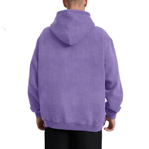 เสื้อฮู้ดผู้ชายขายส่งที่มีไหล่ตกและกระเป๋าลึกที่ดูสะอาดและเป็นทางเลือกที่สมบูรณ์แบบสำหรับโยกสไตล์เรียบง่าย - Product Image 2