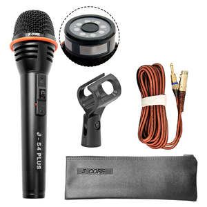 5Core <b>Microphone</b> Dynamic Mic Karaoke <b>Singing</b> Studio XLR Mics Handheld Microfono - Product Image 1
