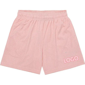 Shorts de sport pour hommes en toile polyester/coton, respirants, écologiques, à haute élasticité, pour le basketball et la course à pied - Product Image 1