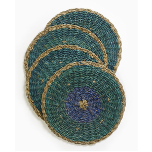 Wholesale Cheap Price Eco-friendly Handmade Natural Round <b>Placemats</b> Rattan Water Hyacinth <b>Placemat</b> Made in Vietnam - Product Image 6