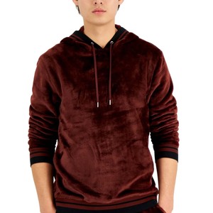 Sweats à capuche en velours pour hommes anti-rides, qualité supérieure, vêtements décontractés, dernières tendances, sweats à capuche en velours pour hommes à la vente, avec logo/couleur personnalisés - Product Image 1