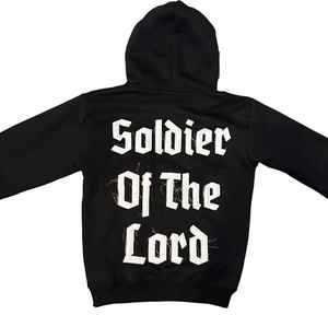 เสื้อมีฮู้ดสำหรับผู้ชาย400 GSM เสื้อมีฮู้ดแนววินเทจแบบเรียบ - Product Image 1