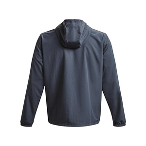 Chaquetas de entrenador de hombre negras personalizadas Chaquetas de entrenador negras impermeables para mujer Chaquetas de entrenador de hombre Chaquetas cortavientos negras - Product Image 2