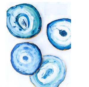 Cheap Price Crystal <b>Coasters</b> <b>Gold</b> Electroplated Buy Wholesale Agate Slice <b>Coaster</b> Agate <b>Coaster</b> For Home Decorations - Product Image 1