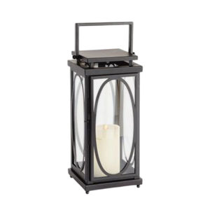 Lanterne suspendue vintage en fer et verre, finition cuivre, porte-bougie pour décoration intérieure, jardin, lanterne en métal bronze antique - Product Image 5