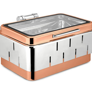 Ensemble de plats pour buffet Hot Pot Roll Top Gold Chafing Dish Plats pour buffet meilleures offres - Product Image 1