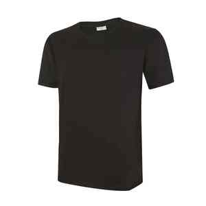 T-shirt pour homme en coton noir de haute qualité, fabriqué au Pakistan, service OEM/ODM - Product Image 3