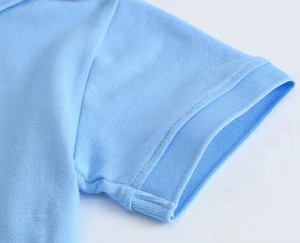 Personnalisé 100% Piqué Coton Brodé Logo Style Décontracté Polo À Manches Courtes T-Shirt Uni Garçon Enfants Uniforme Scolaire Vêtements - Product Image 4