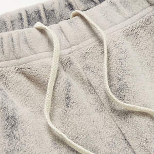 Ensemble sweat-shirt et pantalon de survêtement vintage délavé à l'acide avec logo personnalisé pour homme, imprimé en relief, 500 g/m², effet délavé au soleil - Product Image 4