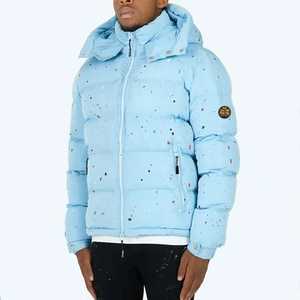 Chaqueta acolchada ligera para el abrigo de invierno para hombre, chaquetas ultraligeras para exteriores con cuello levantado y cara personalizada - Product Image 3
