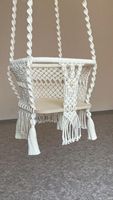Balançoire pour bébé en macramé, faite à la main, siège confortable pour bébé