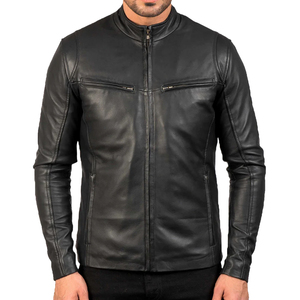 Fully Customized Genuine Cowhide Buffalo <b>Men</b> <b>Leather</b> <b>Jackets</b> Made in Sialkot Pakistan - Product Image 2