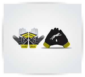 Gants de football américain Raiders, gants adhérents de haute qualité à bas prix - Product Image 2