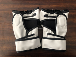 2025 New High quality MMA Custom Professional UFC Half Finger PU Grappling <b>Gloves</b> Boxing MMA <b>Gloves</b> for Training - Product Image 3