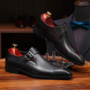 Zapatos Oxford de Cuero Vacuno de Primera Calidad con Tacón Acolchado y Diseño Antideslizante, Zapatos de Vestir para Caballeros - Product Image 2