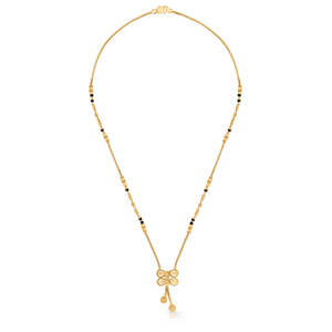 Mangalsutra Sutrika Curve Fantaisie pour Mariage, Design Géométrique - Product Image 3