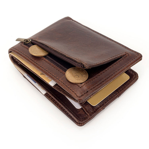 High Quality <b>Men's</b> Leather <b>Wallet</b> Luxury Designer <b>Men</b> PU Leather Bifold <b>Wallet</b> - Product Image 4