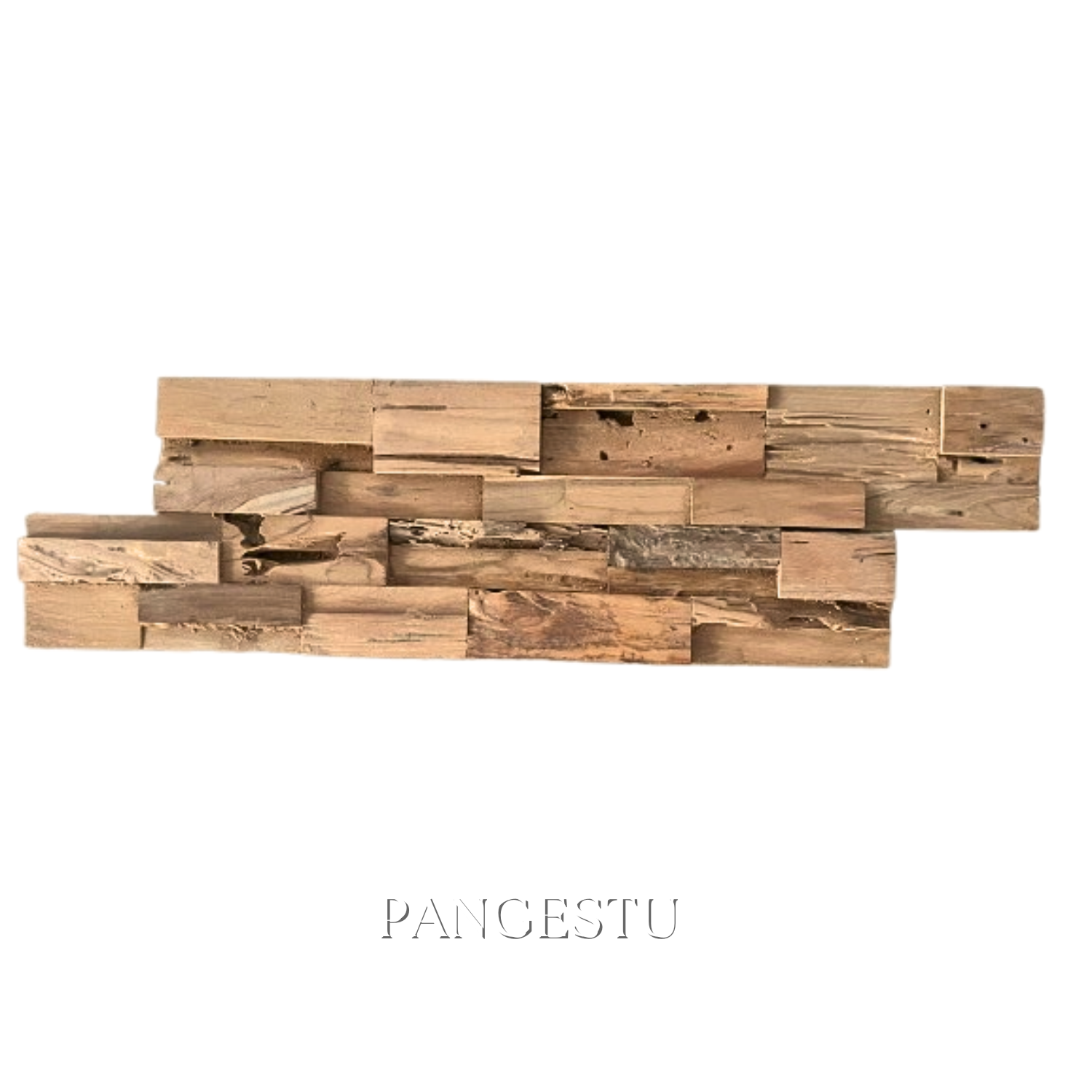 Natural teak wood tones Light brown medium brown dark brown