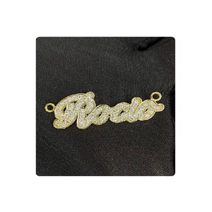 Comprar Joyería de diamantes 10kt oro pureza con colgantes cultivados en laboratorio nombre personalizado diamantes colgantes de diamantes colgantes para mujer joyería de moda - Product Image 4