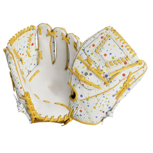 Gants de baseball en cuir véritable Softball Match Baseball Mitt Equipment Infield Model Gloves for Adult Youth Train - Product Image 2