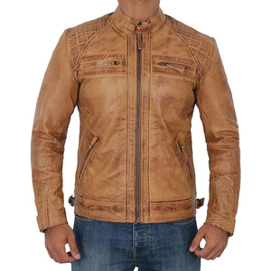Chaqueta de Motociclista de Moda de Invierno para Hombre, de Lona, Ecológica, Resistente al Viento, con Diseño de Logotipo Personalizado, Proveedor - Product Image 4