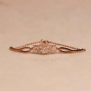NOVAMART Fine SILVERINGS 925 STERLING <b>SILVER</b> the One Rose Gold <b>Bracelet</b> Fine <b>Bangles</b> Wholesale Export - Product Image 2