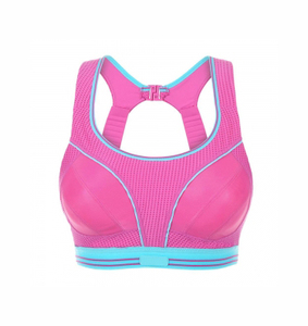 Sujetador deportivo transpirable sin costuras de alta elasticidad antibacteriano ecológico para mujer OEM Fitness activo para entrenamiento de correr - Product Image 1