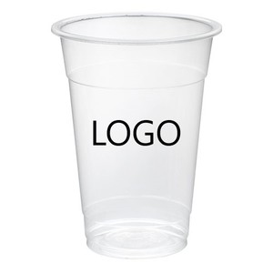 Jiuzhou _ Customized Logo PP-Y500ml Disposable <b>Bubble</b> <b>Boba</b> Tea Plastic Cup - Product Image 1