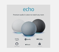 Ama Zon Echo Dot 5ème Génération, Haut-parleur Intelligent avec Écran AMOLED (2.0-2.9"), Alexa, Charbon - Tout Neuf