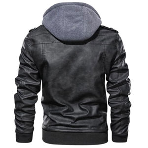 แจ็คเก็ตหนังแขนยาวขายดี ราคาสุดคุ้ม กันลม ระบายอากาศดี พร้อมบริการ OEM แห้งเร็ว สำหรับผู้ชาย - Product Image 6