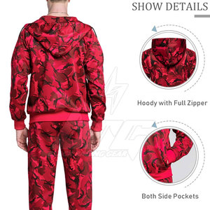 ชุดวอร์มสำหรับผู้ชายชุดวอร์มสไตล์ไม่เหมือนใครออกแบบได้ตามต้องการ - Product Image 5