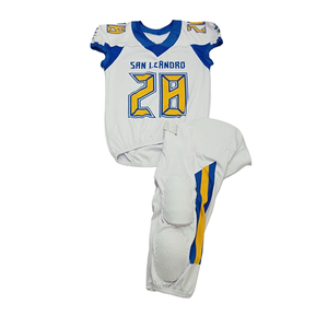 เสื้อฟุตบอลอเมริกันแบบสั่งทำราคาโรงงาน/ชุดฟุตบอลอเมริกันแบบนักศึกษาสีดำและสีแดง - Product Image 5