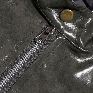 แจ็กเก็ตหนังระบายอากาศได้ดีสำหรับผู้ชายแจ็คเก็ตหนังสำหรับฤดูหนาว - Product Image 3