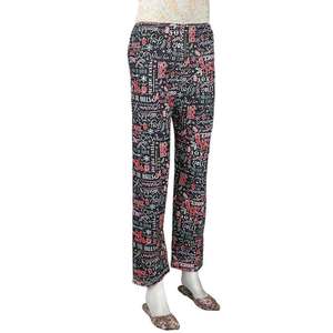 <b>Women's</b> Printed Trouser - Black - Product Image 1