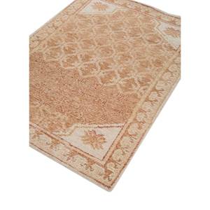 Alfombras de Lana Anudadas a Mano Erbe, Diseño Abstracto de Medallón Rojo y Naranja, Patrones Rectangulares para Entrada del Hogar, GS-2014, Tamaño 9x12, Hechas a Mano - Product Image 2