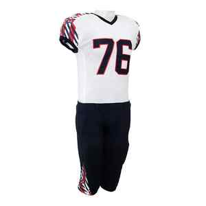 Venta al por mayor Uniformes de fútbol americano Camisetas de equipo personalizadas Traje Atlético cómodo y duradero Camiseta de fútbol americano - Product Image 2