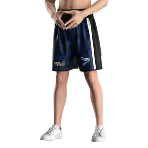 Shorts pour hommes de nouvelle conception, en spandex, étiquette privée, fabrication directe en usine, logo personnalisé - Product Image 4