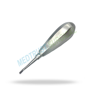 Elevador Quirúrgico Dental de Borde Cincelado 100 con Mango Pequeño para Extracción Dental y Elevación de Raíces - Product Image 3