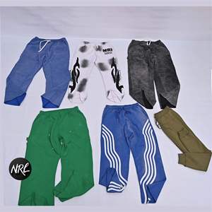 Venta al por mayor de ropa de calle personalizada de algodón pesado apilado acampanado correas laterales pantalones de pierna ancha pantalones de chándal para hombres y trosars - Product Image 1