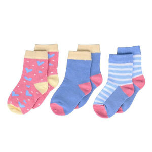 Juego de 3 piezas de lata para bebé Fant. Colección de Calcetines Adorables para Bebés Niñas - Product Image 2