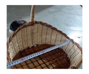 Vente en gros de plateaux de service en rotin naturel panier fait à la main plateau en rotin pour cadeau affichage de fruits stockage décoration de la maison - Product Image 5