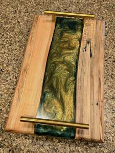 เขียงไม้ & จานเสิร์ฟทรงสี่เหลี่ยมผืนผ้าทนทานหนา12มม. - Product Image 6