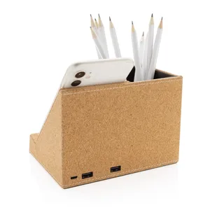 Portapenne in Sughero con Caricatore Wireless, Gadget Ecologico, Prodotto Pratico e Sostenibile - Product Image 6