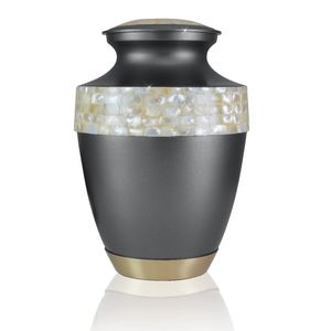 Urnas de recuerdo de cremación de Metal de alta calidad británicas 2025 último diseño moderno urna funeraria conmemorativa para cenizas de mascotas humanas - Product Image 6