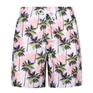 Nouveau modèle Short d'été décontracté pour homme, en coton et polyester, avec marque privée, imprimé à motifs unis, imprimé et sublimation pour l'extérieur - Product Image 3