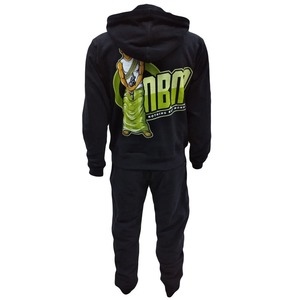 Ensemble de survêtement décontracté pour homme, personnalisé par le fabricant, style streetwear, imprimé en relief, en molleton de coton, deux pièces (hoodie et pantalon de survêtement), respirant - Product Image 3