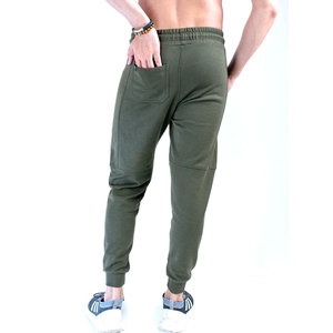 Venta al por mayor personalizado liso ropa deportiva Slim Fit hombres High Street estilo forro polar transpirable a prueba de viento Jogger pantalones con bolsillos - Product Image 3