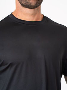 เสื้อยืดผู้ชายแบบเรียบเสื้อยืดโพลีเอสเตอร์แบบแห้งเร็วเสื้อยืดแบบพอดีตัวพิมพ์โลโก้ได้ตามต้องการเสื้อยืดกีฬาสำหรับใส่ได้ทั้งชายและหญิง - Product Image 5